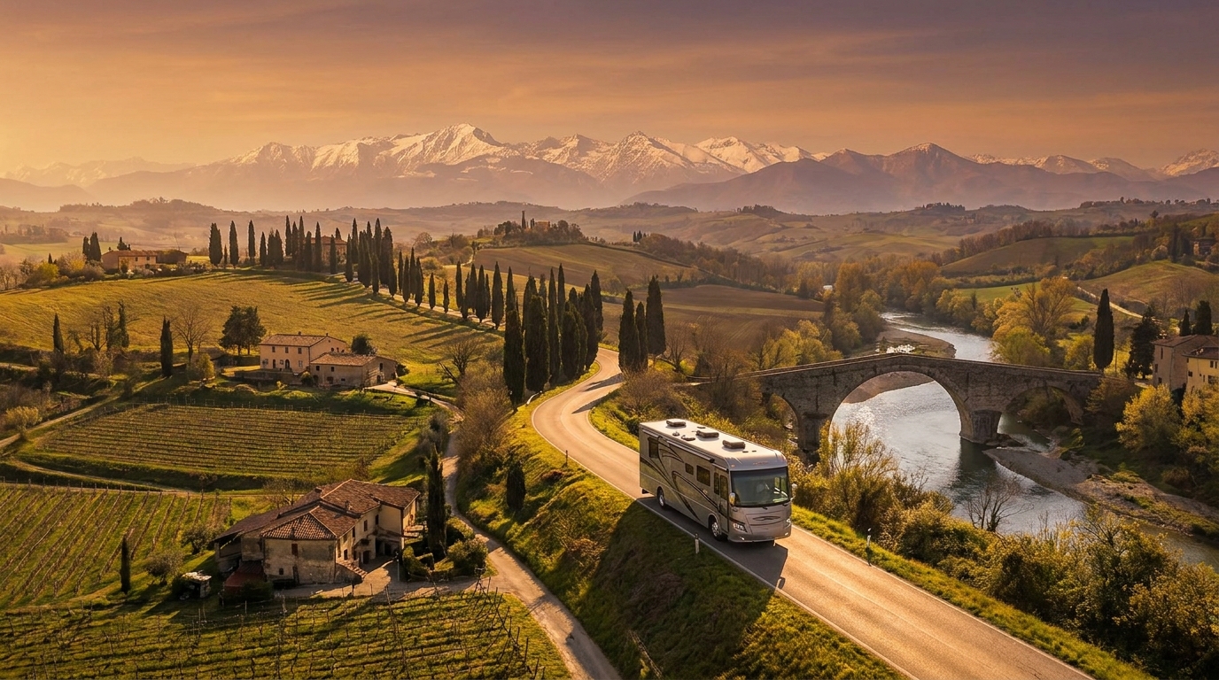 Map for Budget RV Tips for Milan - Save Money 2026